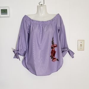 Mia Fashion Off The Shoulder Top Size L